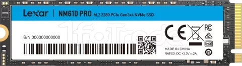 Photo de Disque SSD Lexar NM610 Pro 1To  - NVMe M.2 Type 2280