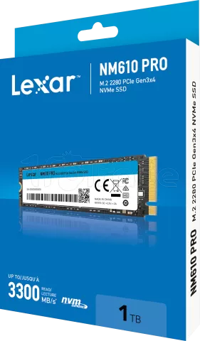 Photo de Disque SSD Lexar NM610 Pro 1To  - NVMe M.2 Type 2280