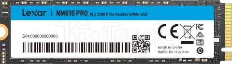 Photo de Disque SSD Lexar NM610 Pro 2To  - NVMe M.2 Type 2280