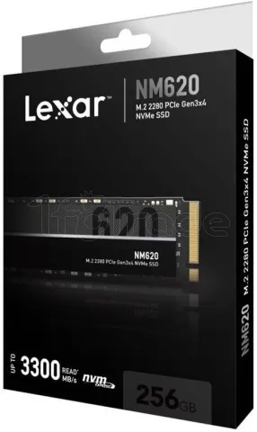 Photo de Disque SSD Lexar NM620 256Go - NVMe M.2 Type 2280