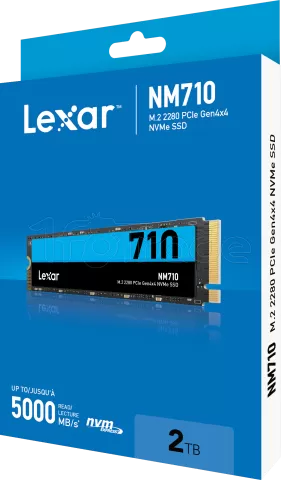 Photo de Disque SSD Lexar NM710 2To  - NVMe M.2 Type 2280