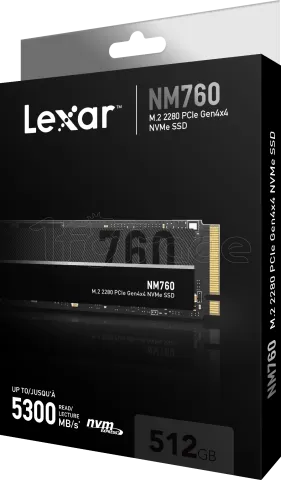 Photo de Disque SSD Lexar NM760 512Go - NVMe M.2 Type 2280