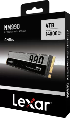 Photo de Disque SSD Lexar NM990 Pro 4To - NVMe M.2 Type 2280