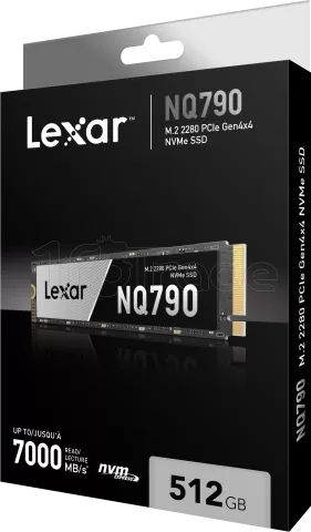 Photo de Disque SSD Lexar NQ790 512Go - NVMe M.2 Type 2280