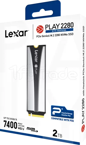 Photo de Disque SSD Lexar Play 2To  - NVMe M.2 Type 2280