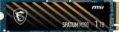 Photo de Disque SSD MSI Spatium M390 1To - NVMe M.2 Type 2280 (Bulk)