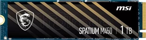 Photo de Disque SSD MSI Spatium M450 1To  - NVMe M.2 Type 2280 (Bulk)