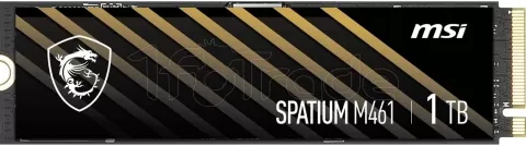 Photo de Disque SSD MSI Spatium M461 1To - NVMe M.2 Type 2280