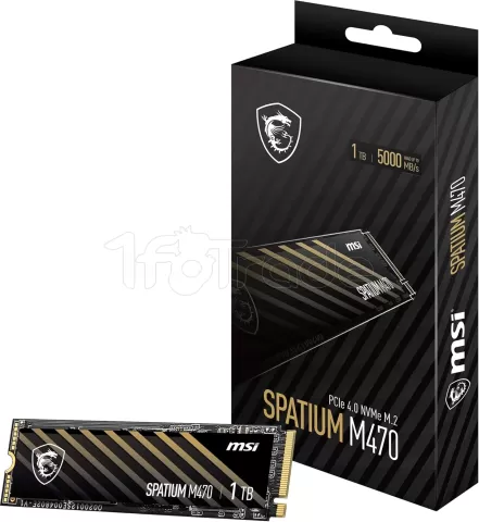 Photo de Disque SSD MSI Spatium M470 Pro 1To  - NVMe M.2 Type 2280