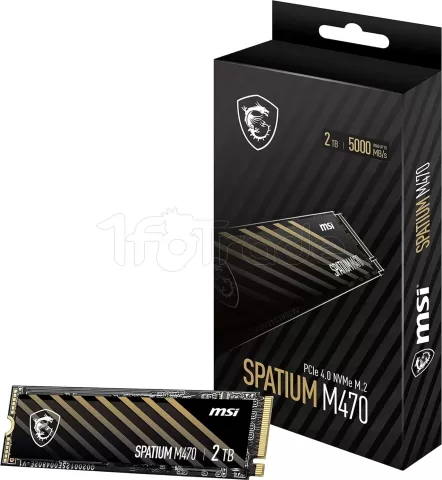 Photo de Disque SSD MSI Spatium M470 Pro 2To  - NVMe M.2 Type 2280