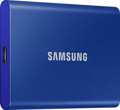 Photo de Disque SSD NVMe externe Samsung T7 - 1To  (Bleu)