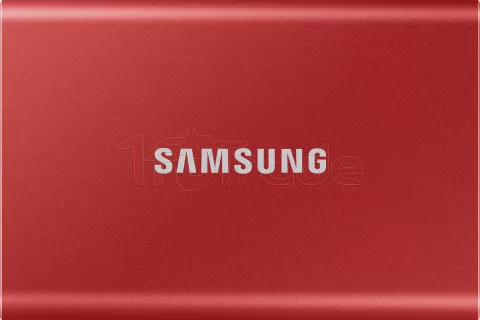 Photo de Disque SSD NVMe externe Samsung T7 - 1To  (Rouge)