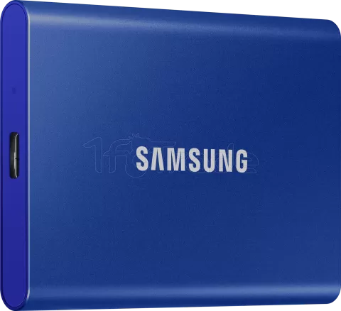 Photo de Disque SSD NVMe externe Samsung T7 - 500Go (Bleu)