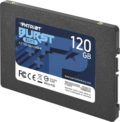 Photo de Disque SSD Patriot Burst Elite 120Go - S-ATA 2,5"
