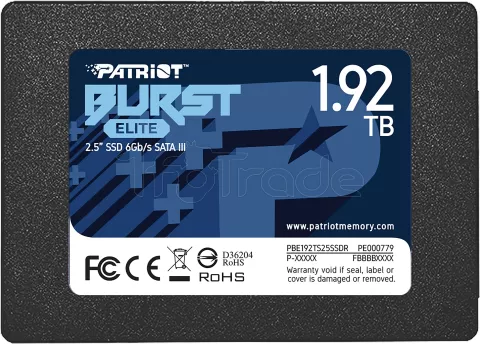 Photo de Disque SSD Patriot Burst Elite 2To  - S-ATA 2,5"