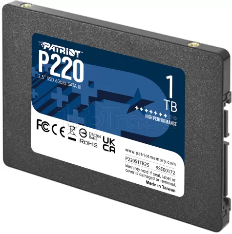 Photo de Disque SSD Patriot P220 1To  - S-ATA 2,5"