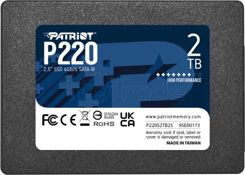 Photo de Disque SSD Patriot P220 2To  - S-ATA 2,5"