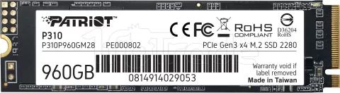 Photo de Disque SSD Patriot P310 1To  - M.2 NVMe Type 2280