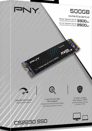 Photo de Disque SSD PNY CS2230 500Go - M.2 NVMe Type 2280