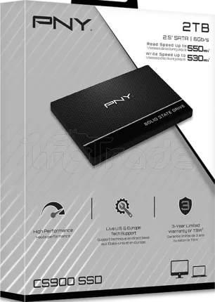 Photo de Disque SSD PNY CS900 2To - S-ATA 2,5"
