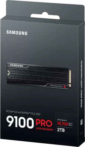 Photo de Disque SSD Samsung 9100 Pro 2To avec dissipateur - M.2 NVMe Type 2280