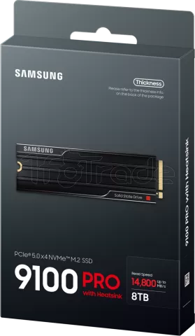 Photo de Disque SSD Samsung 9100 Pro 8To avec dissipateur - M.2 NVMe Type 2280