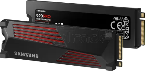 Photo de Disque SSD Samsung 990 Pro 1To  avec dissipateur - NVMe M.2 Type 2280