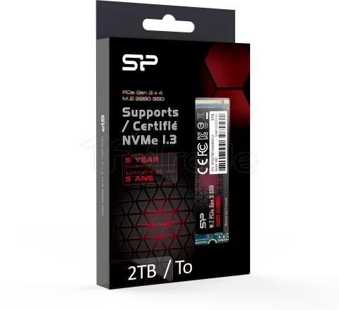 Photo de Disque SSD Silicon Power A80 2To  - NVMe M.2 Type 2280