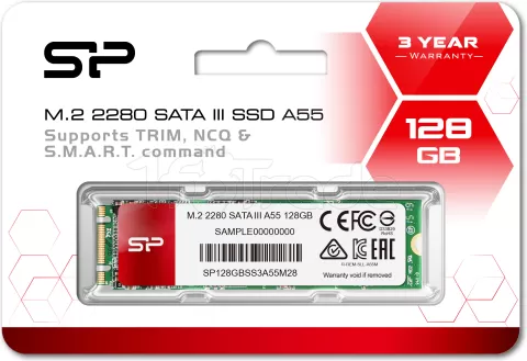 Photo de Disque SSD Silicon Power Ace A55 128Go - S-ATA M.2 Type 2280