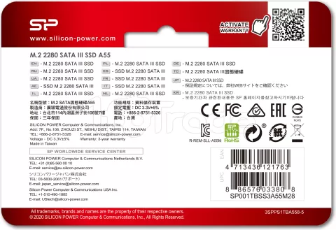 Photo de Disque SSD Silicon Power Ace A55 1To  - S-ATA M.2 Type 2280