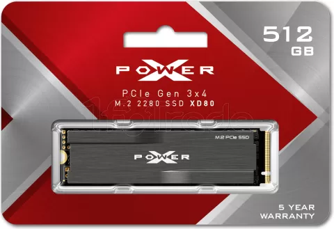 Photo de Disque SSD Silicon Power XD80 512Go - NVMe M.2 Type 2280