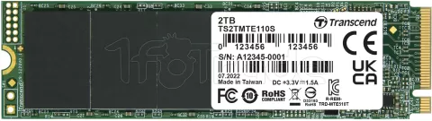 Photo de Disque SSD Transcend 110S 2To - M.2 NVMe Type 2280