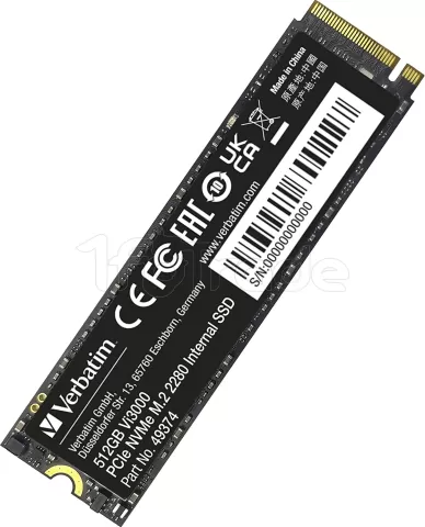 Photo de Disque SSD Verbatim Vi3000 512Go - NVMe M.2 Type 2280