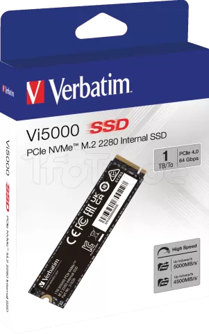 Photo de Disque SSD Verbatim Vi5000 1To - NVMe M.2 Type 2280
