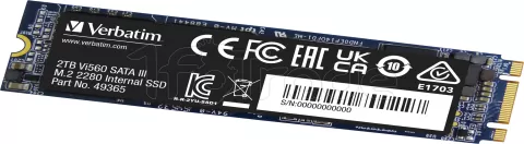 Photo de Disque SSD Verbatim Vi560 S3 2To - S-ATA M.2 Type 2280