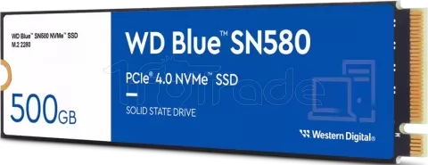 Disque SSD Western Digital Blue SN580 500Go - NVMe M.2 Type 2280 pour  professionnel, 1fotrade Grossiste informatique