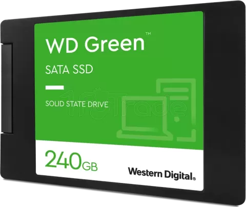 Photo de Disque SSD Western Digital Green 240Go - S-ATA 2,5"