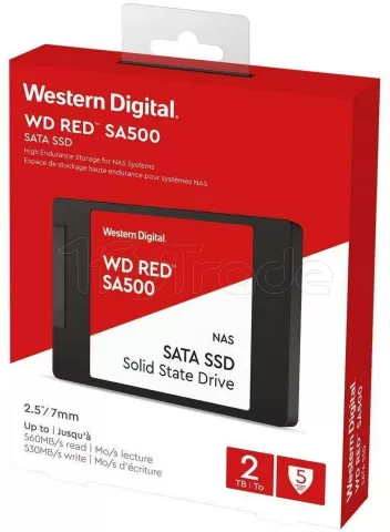 Photo de Disque SSD Western Digital Red SA500 NAS 2To  - S-ATA 2,5"