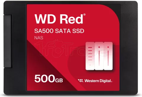 Photo de Disque SSD Western Digital Red SA500 NAS 500Go - S-ATA 2,5"