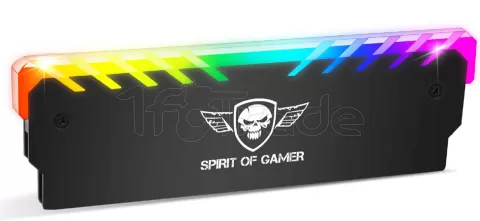 Photo de Dissipateur Mémoire Ram Spirit of Gamer Eatsink RGB (Noir)