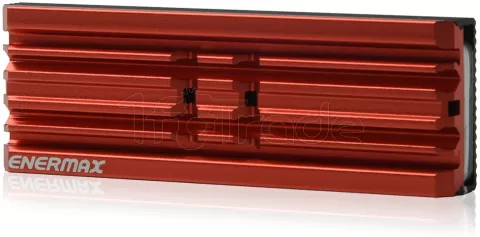 Photo de Dissipateur thermique pour SSD M.2 2280 Enermax ESC001 (Rouge)