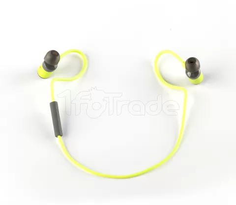 Photo de Ecouteur intra-auriculaire Bluetooth NGS Artica Swing (Gris/Jaune)