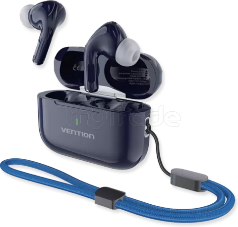 Photo de Ecouteur intra-auriculaire Bluetooth Vention Echo Lite Plus (Bleu)