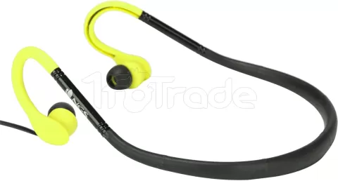 Photo de Ecouteurs intra-auriculaire avec micro NGS Cougar (Noir/Jaune)