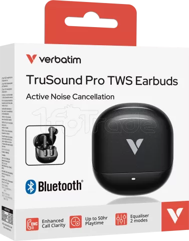 Photo de Ecouteurs intra-auriculaire Bluetooth Verbatim TruSound Pro (Noir)