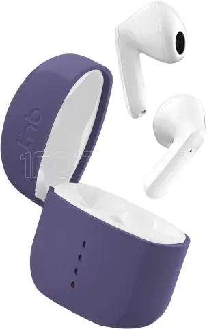 Photo de Ecouteurs intra-auriculaire sans fil T'nB Zip (Violet)