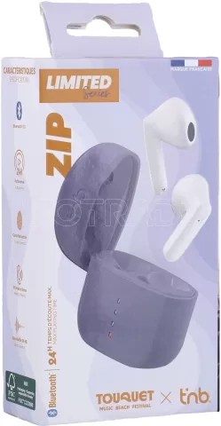 Photo de Ecouteurs intra-auriculaire sans fil T'nB Zip (Violet)