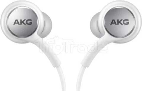 Photo de Ecouteurs intra-auriculaires avec micro Samsung Tuned by AKG USB Type-C (Blanc)