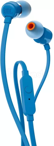 Photo de Ecouteurs intra-auriculaires JBL Tune 110 (Bleu)