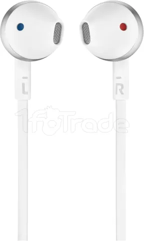 Photo de Ecouteurs intra-auriculaires JBL Tune 205 (Blanc/Argent)